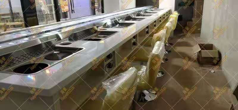 无烟涮烤一体旋转小火锅乐动注册官网