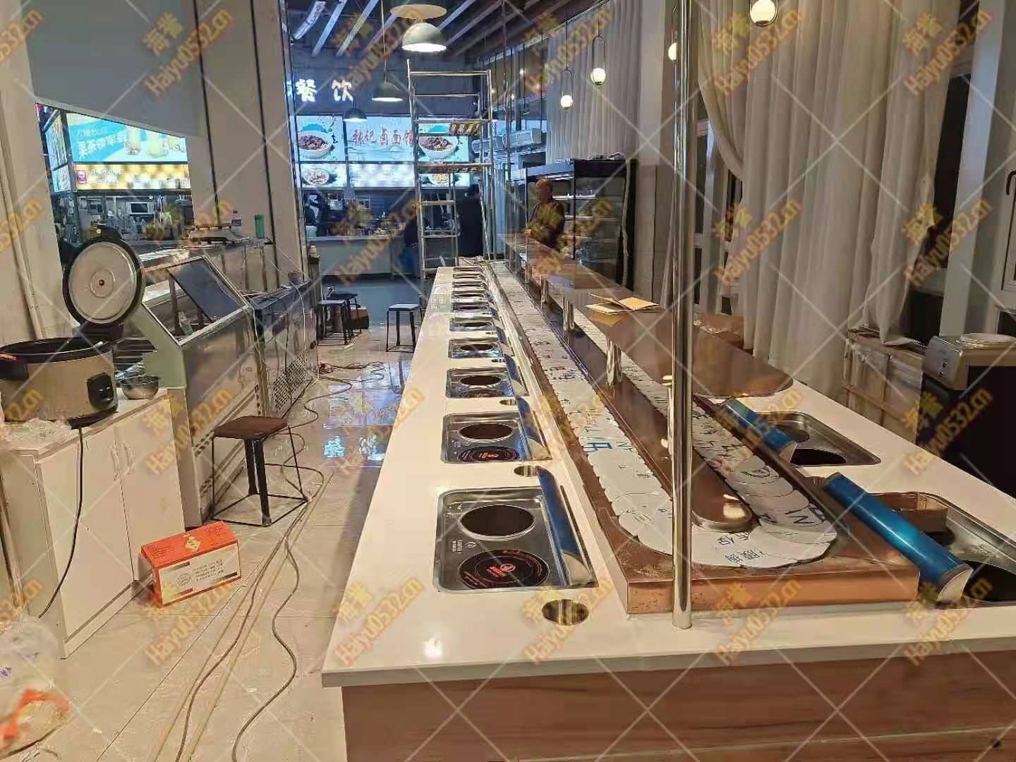 云南学校食堂无烟涮烤旋转小火锅乐动注册官网