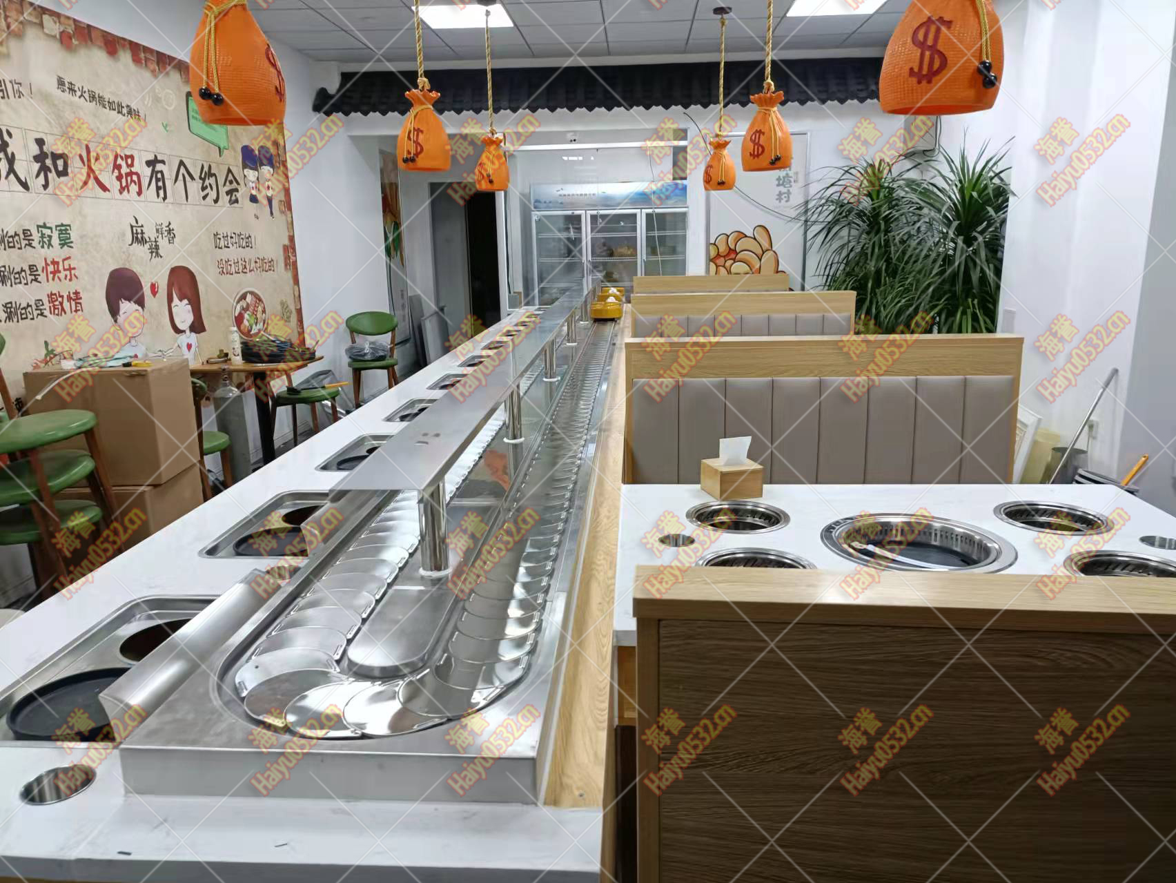 无烟涮烤旋转小火锅乐动注册官网